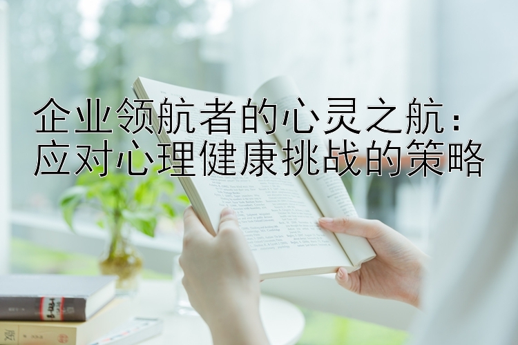 企业领航者的心灵之航：应对心理健康挑战的策略